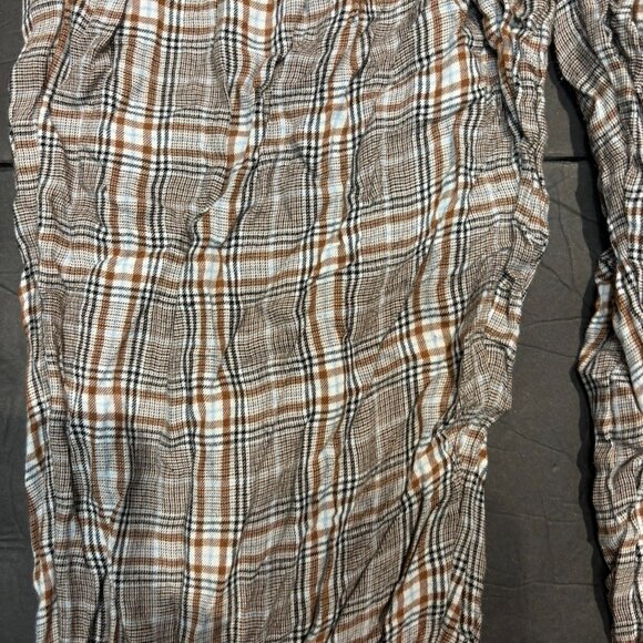 American Eagle Women’s Plaid Pants – Size M – Button Front - Picture 2 of 7